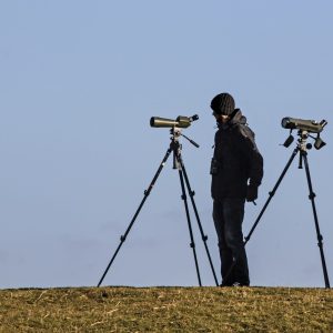 spotting scope used in target shooting